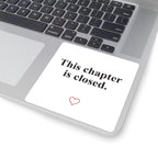 This chapter is closed Sticker