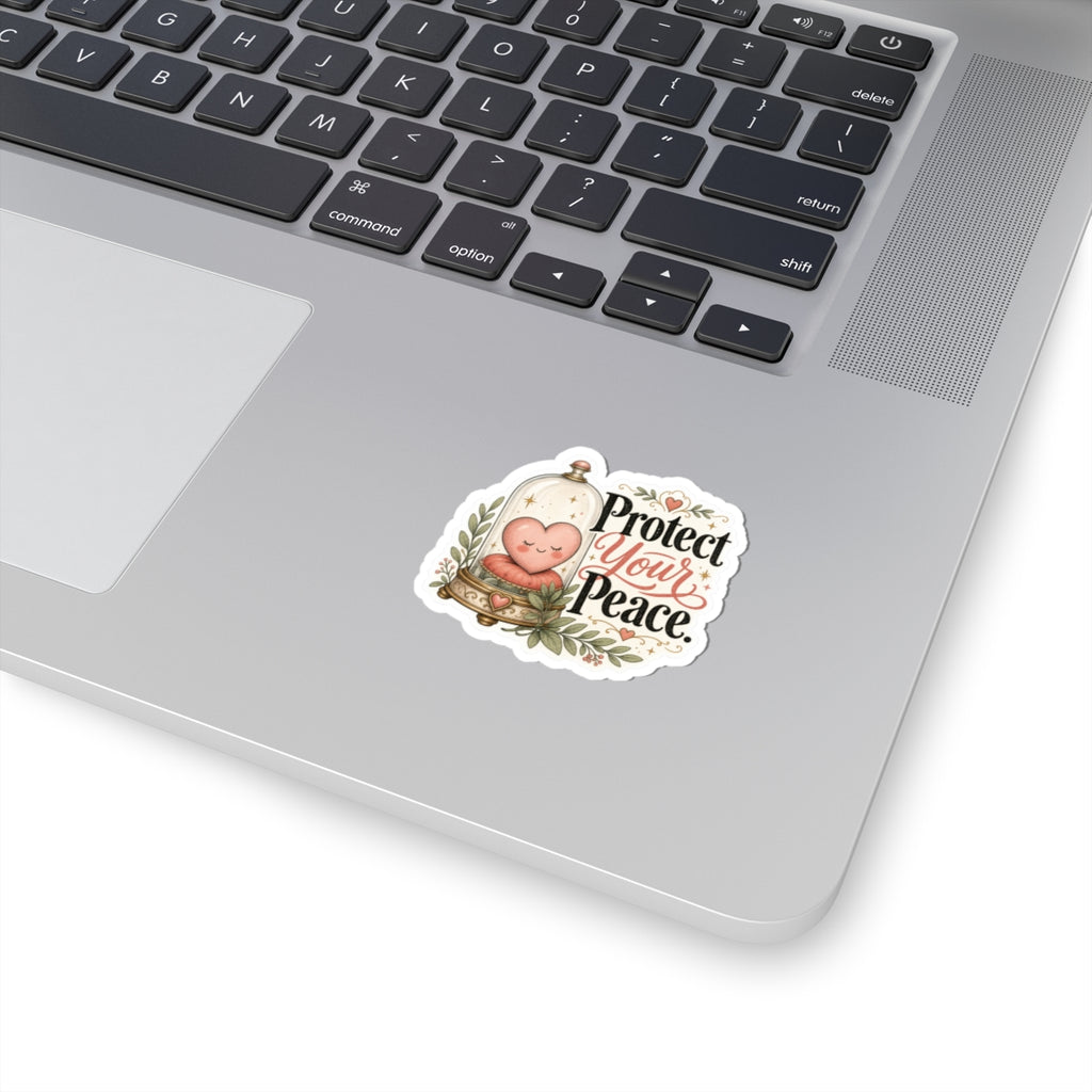 Protect Your Peace Heart Sticker