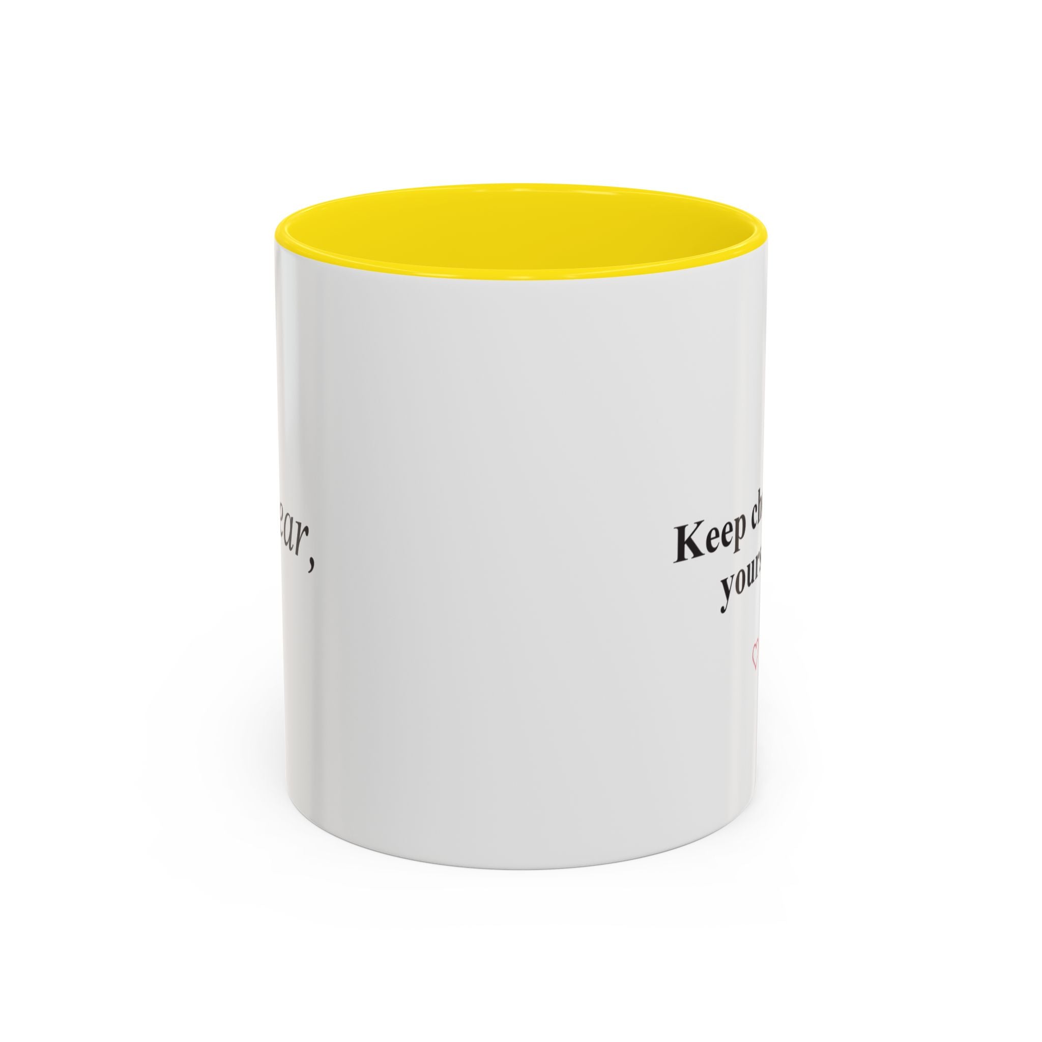 Keep Choosing Yourself Accent Coffee Mug