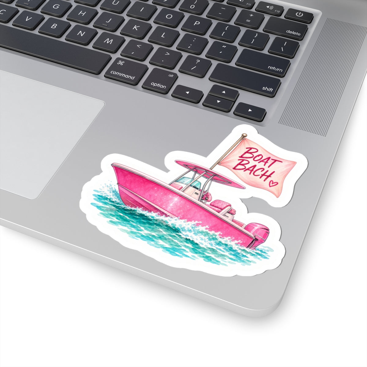 Boat Bach Pink Boat Sticker 🚤💕
