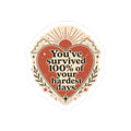 Welcome Home Cottage Sticker — Cute Housewarming Kiss-Cut Vinyl Sticker