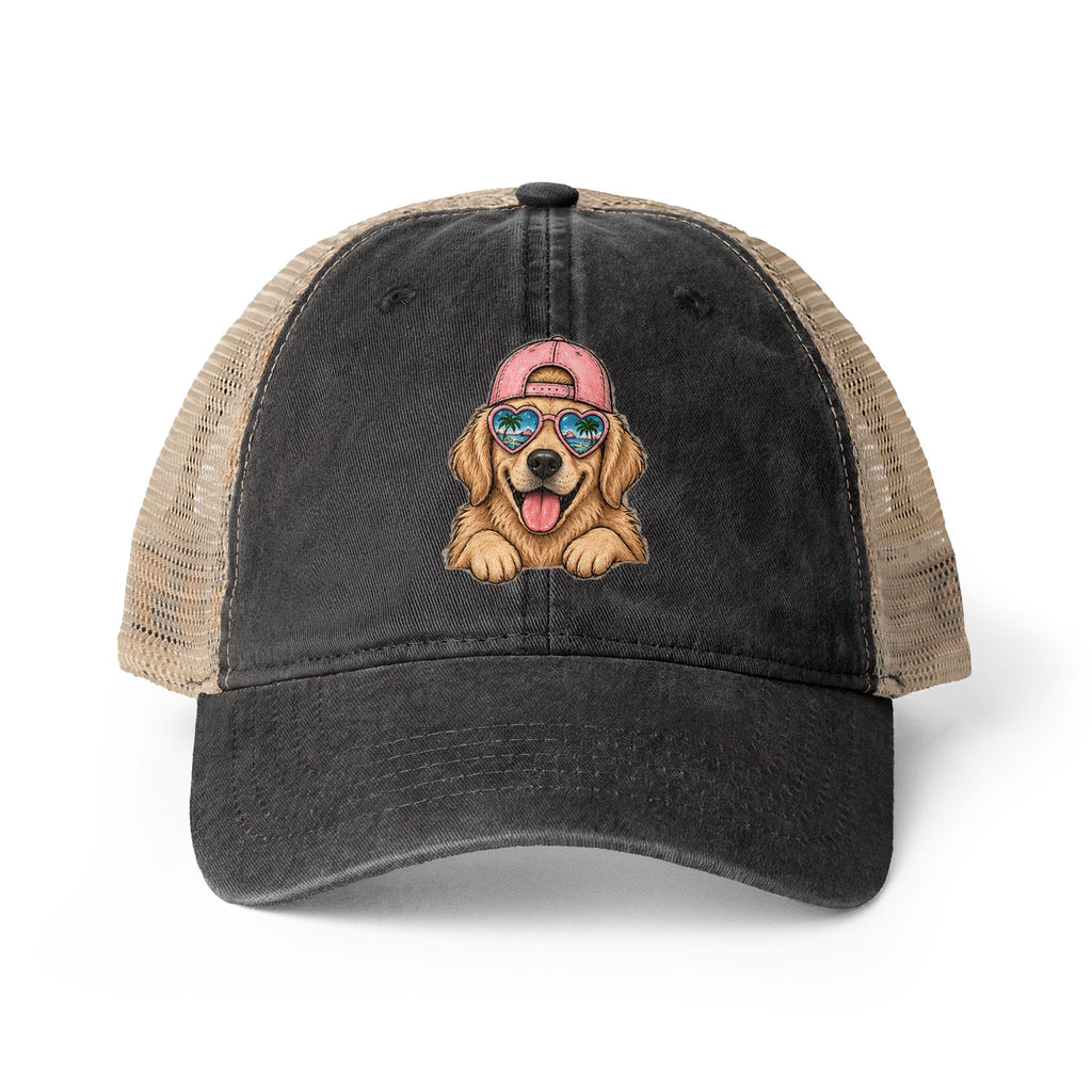 Beach Pup Ponytail Hat