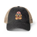 Beach Pup Ponytail Hat