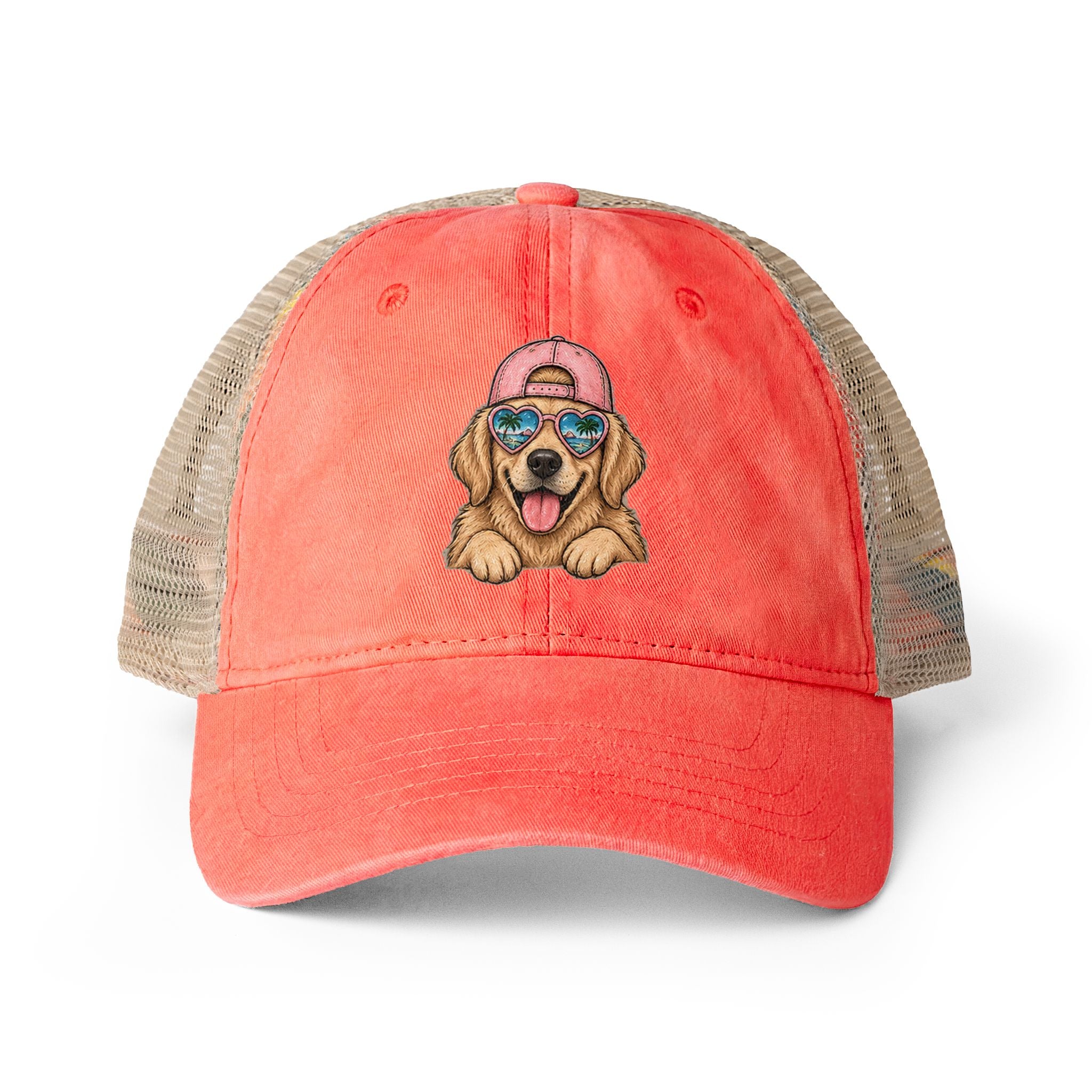 Beach Pup Ponytail Hat