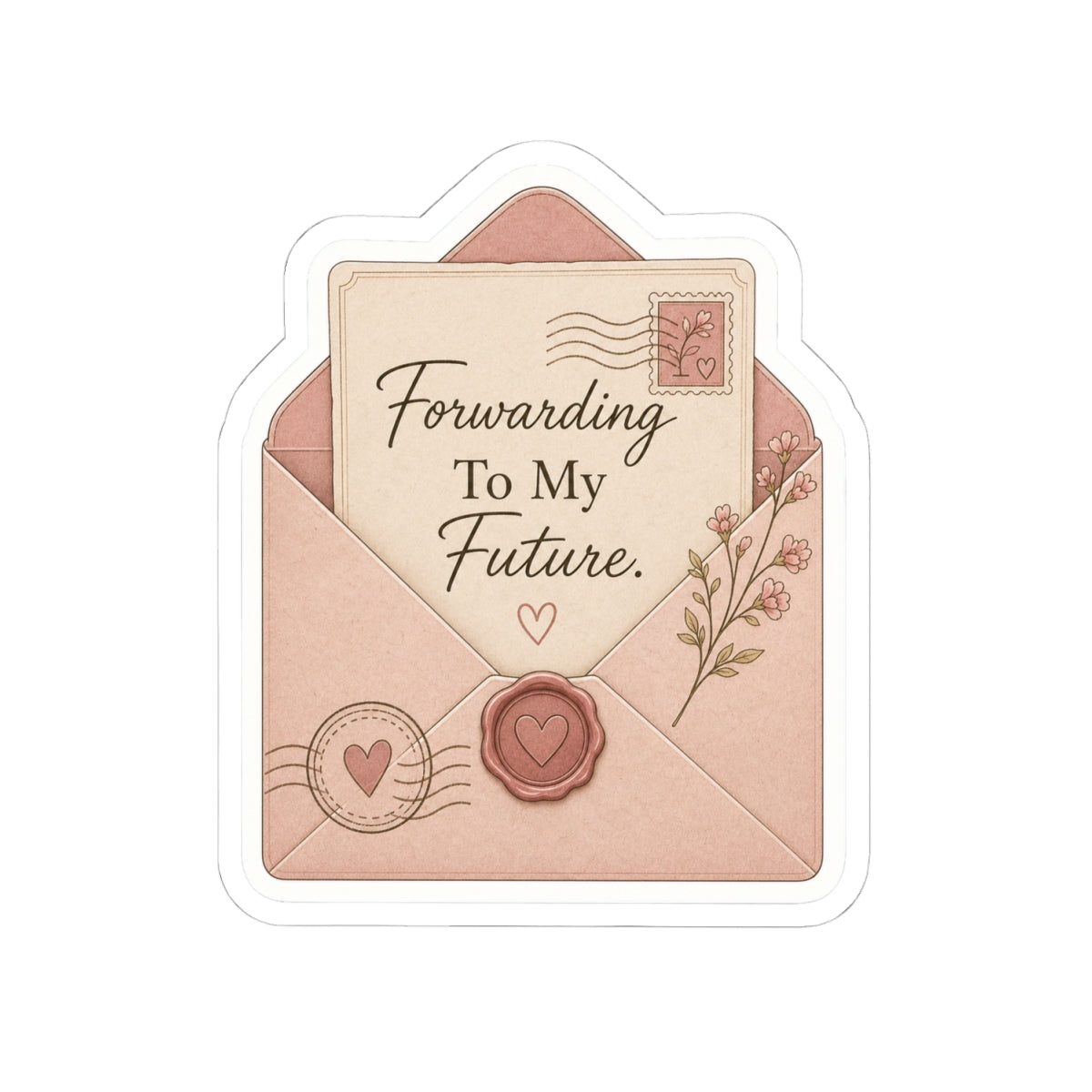 Forwarding To My Future Sticker
