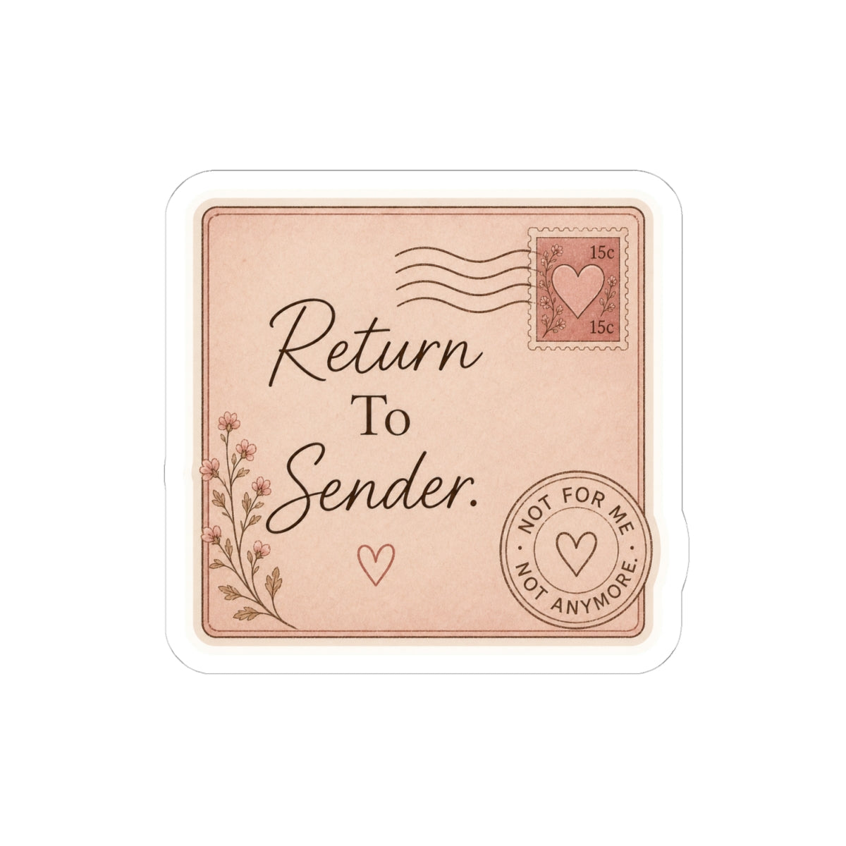 Return to Sender Sticker