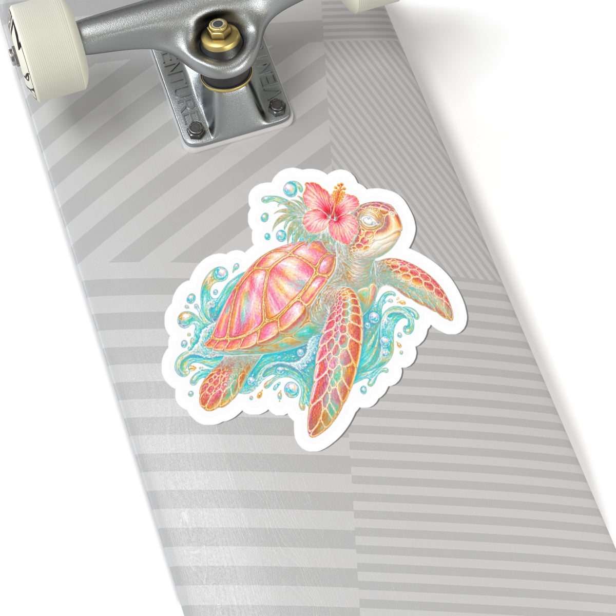Tropical Sea Turtle Sticker