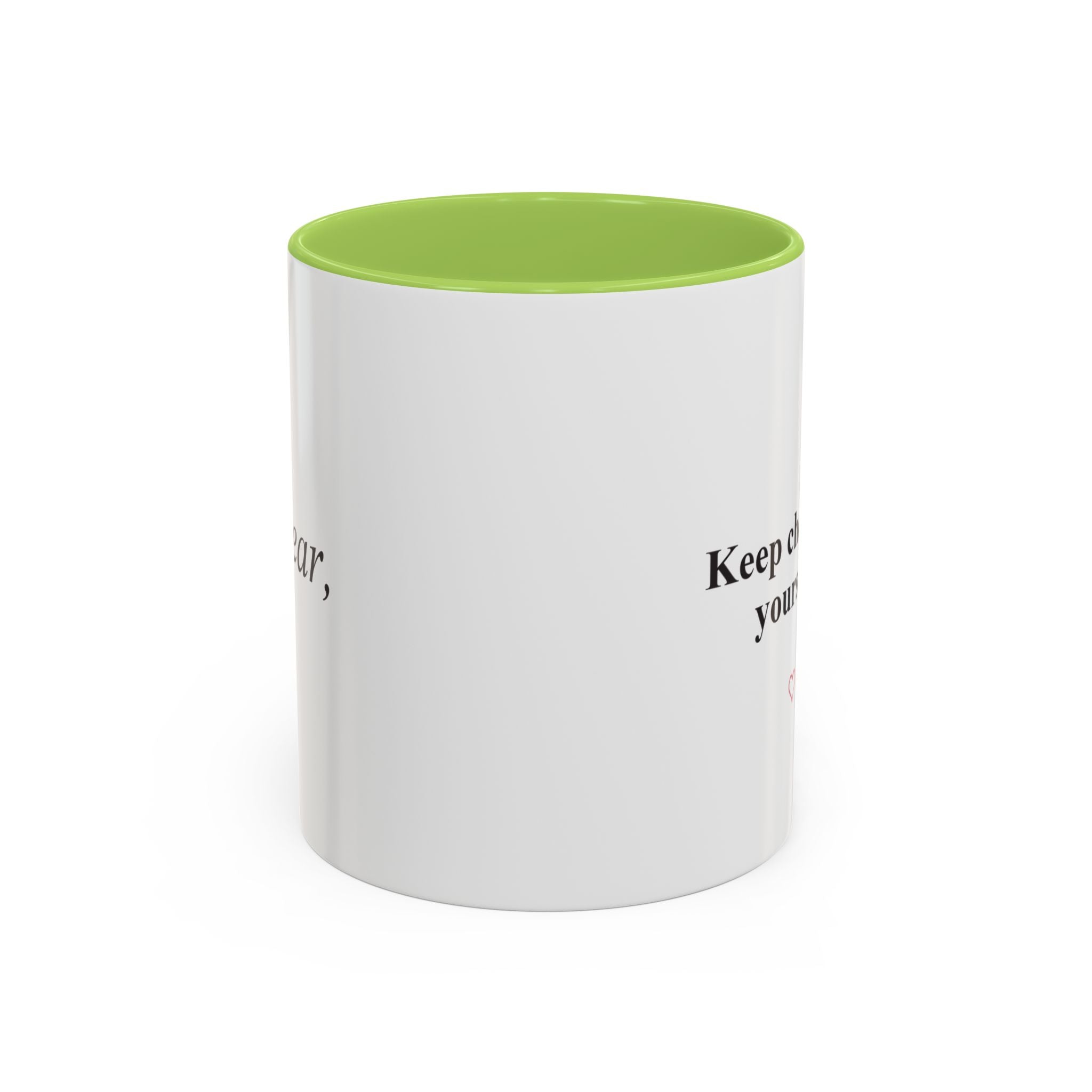 Keep Choosing Yourself Accent Coffee Mug