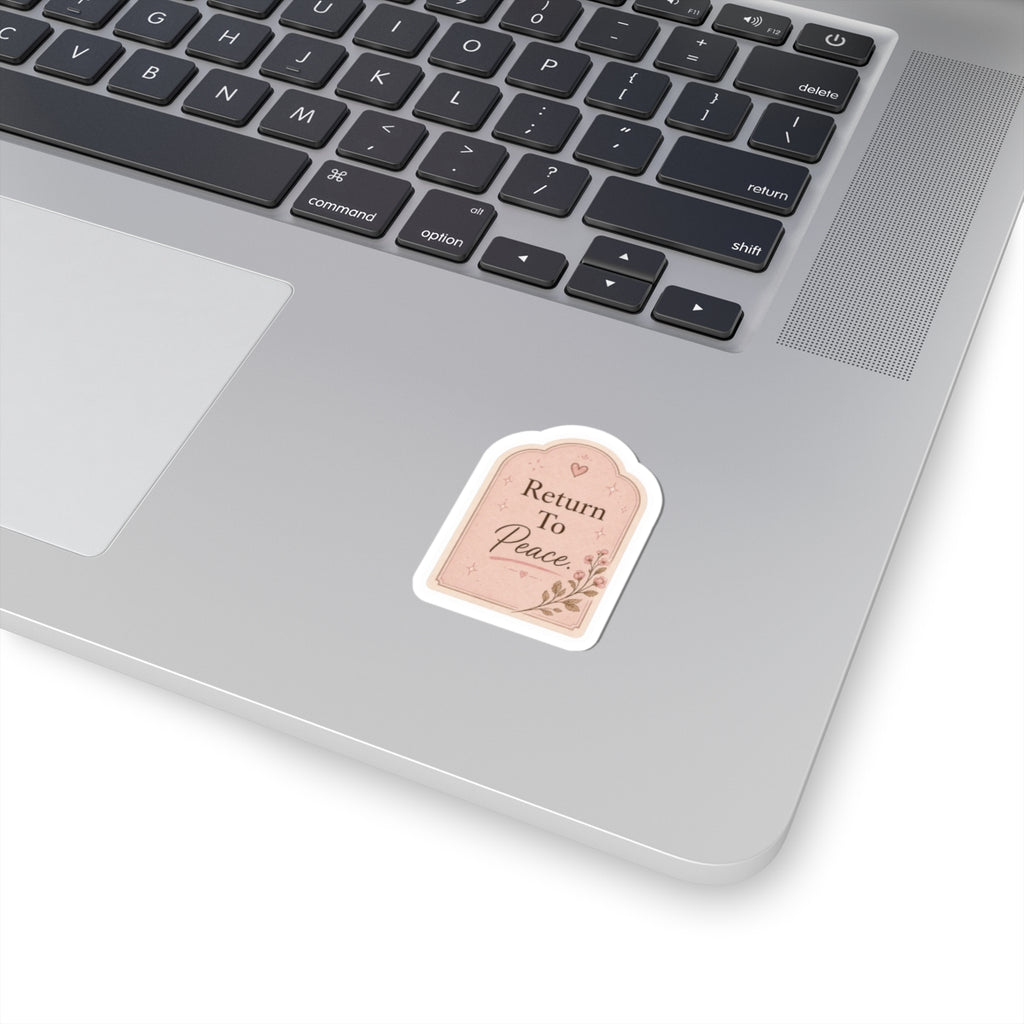 Return To Peace Floral Sticker