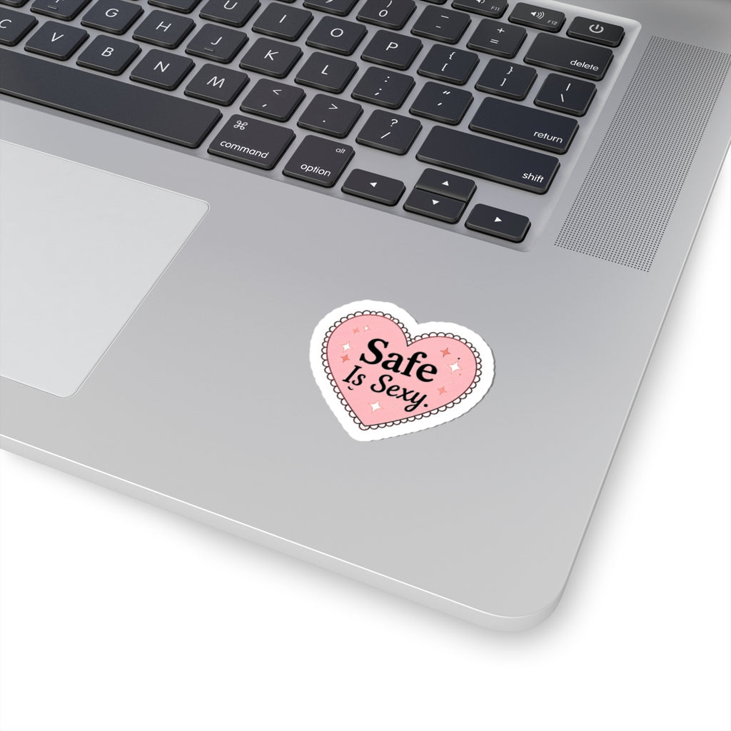 Safe Is Sexy Heart Sticker