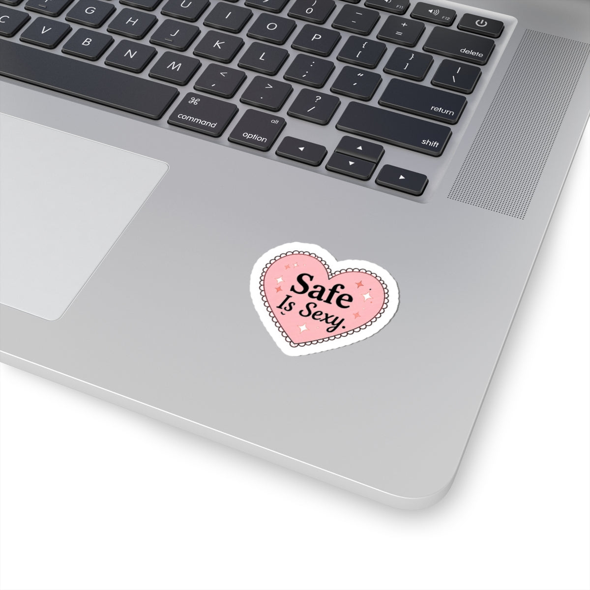 Safe Is Sexy Heart Sticker