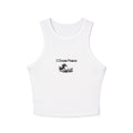 " I Chose Peace " Micro Rib Racer Tank Top