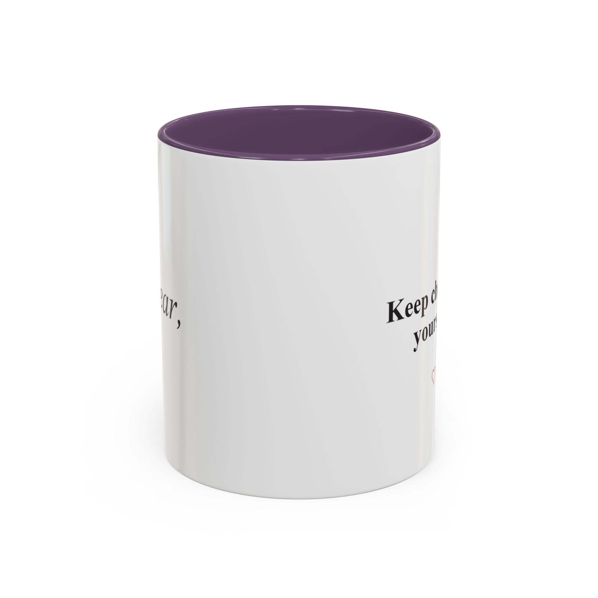 Keep Choosing Yourself Accent Coffee Mug