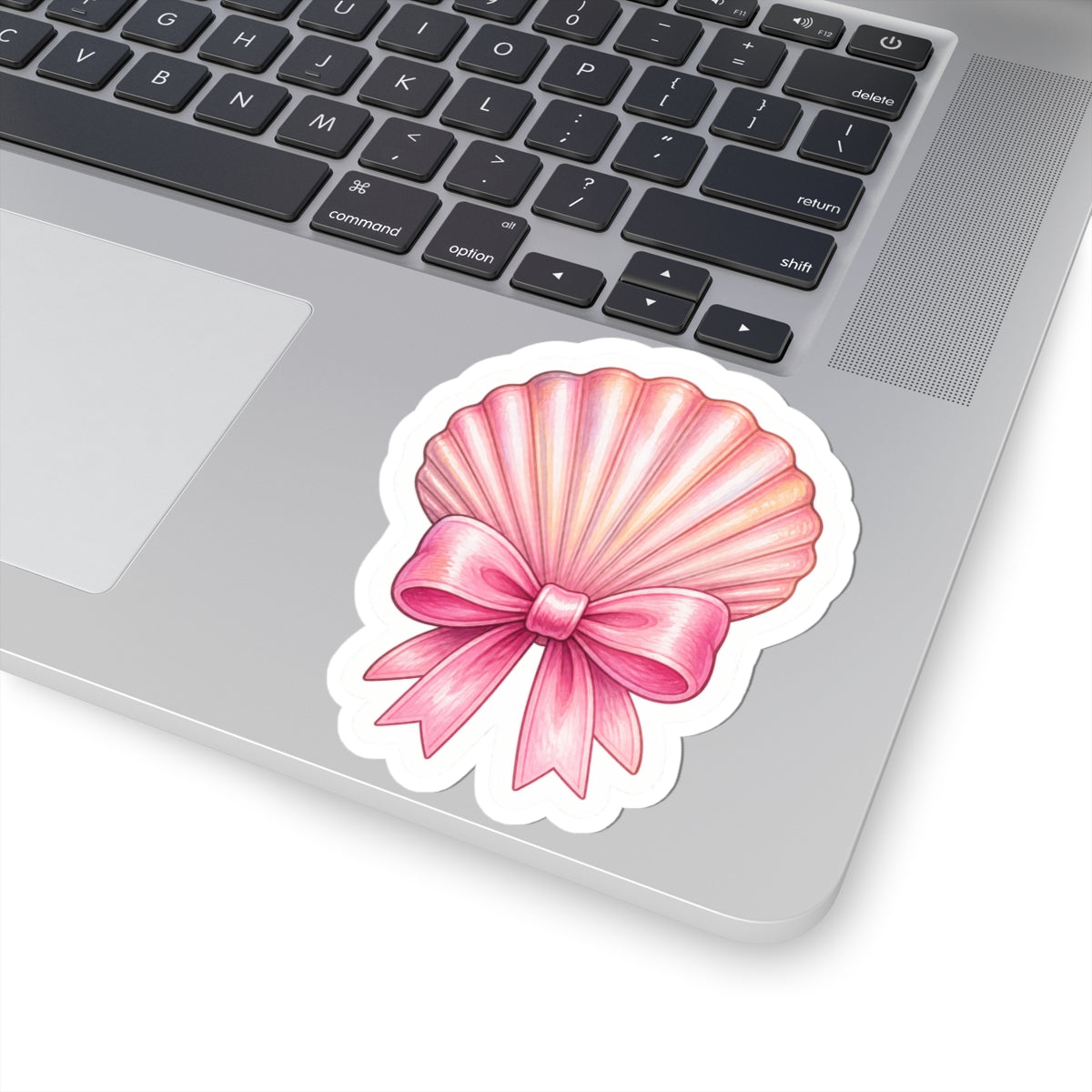 Pink Bow Seashell Sticker 🎀🐚