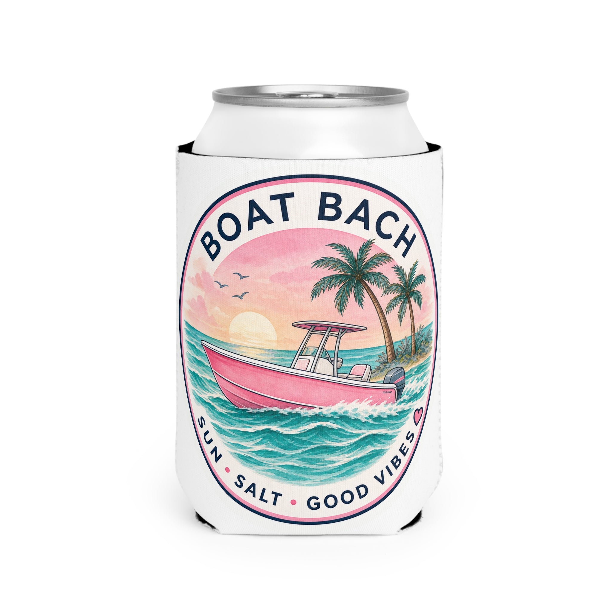 Boat Bach Sun • Salt • Good Vibes Koozie