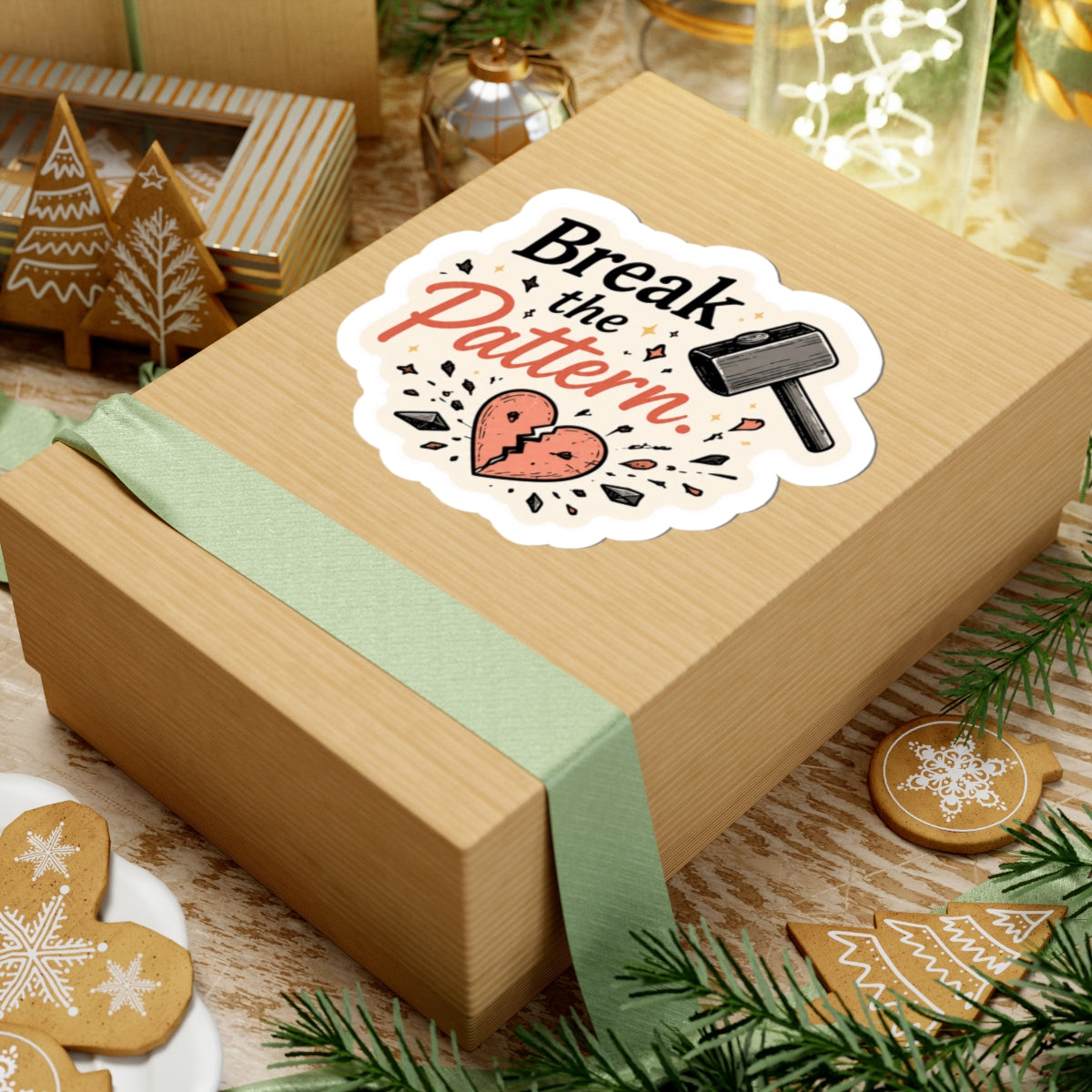 Break the Pattern Sticker