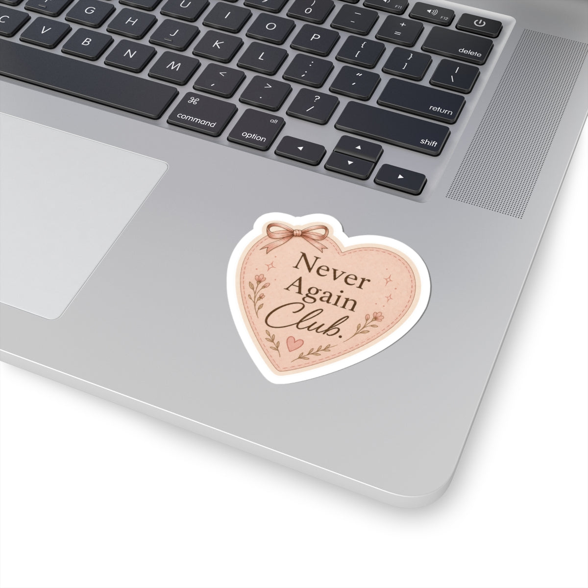 Never Again Club Heart Sticker