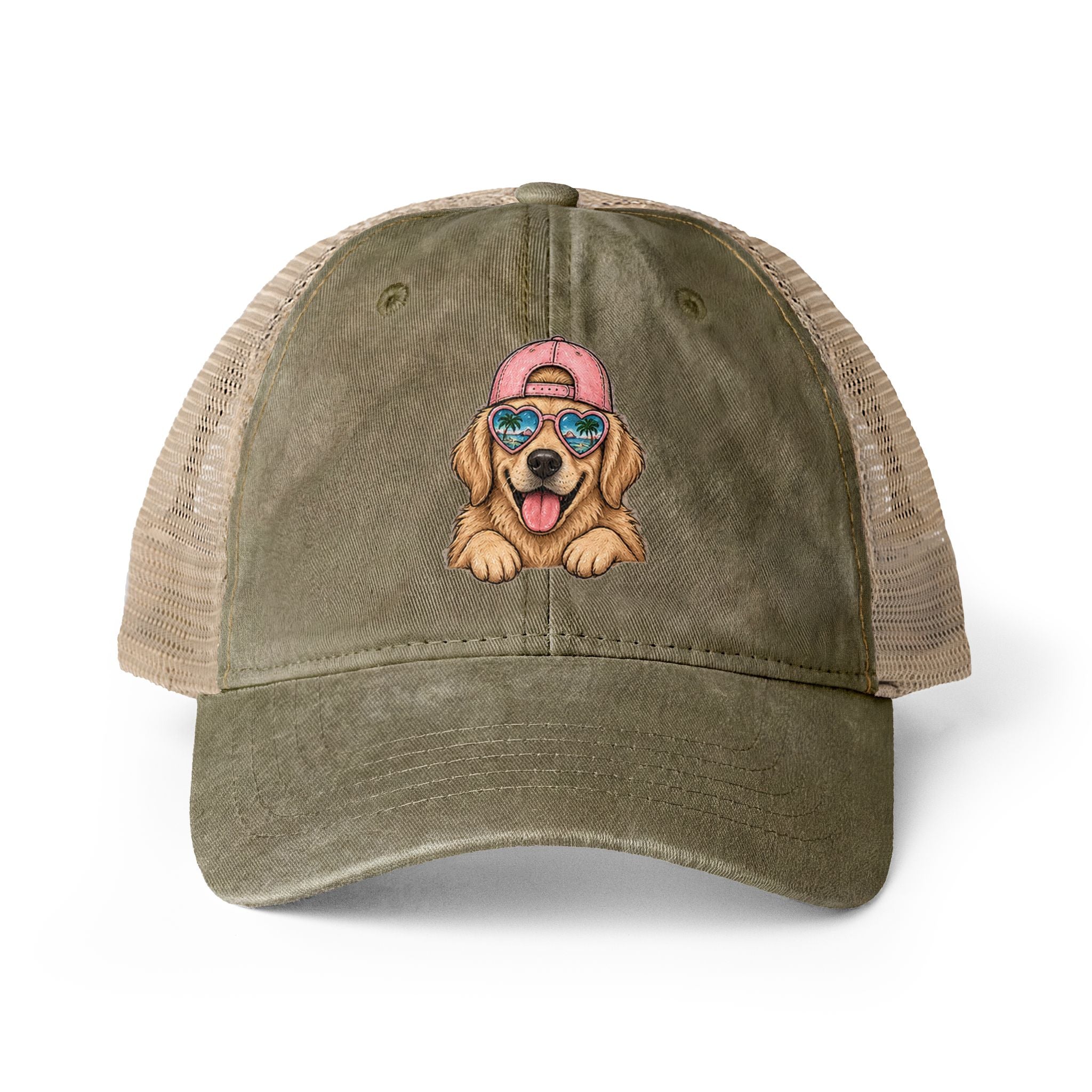 Beach Pup Ponytail Hat
