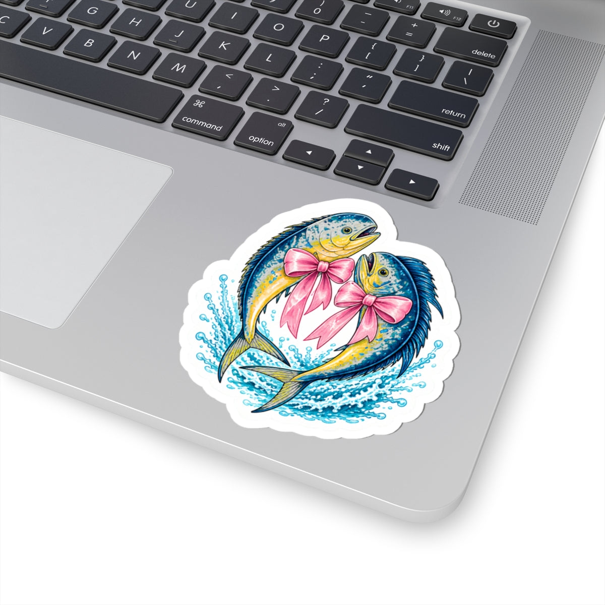 Mahi Mahi Bow Sticker