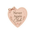 Never Again Club Heart Sticker