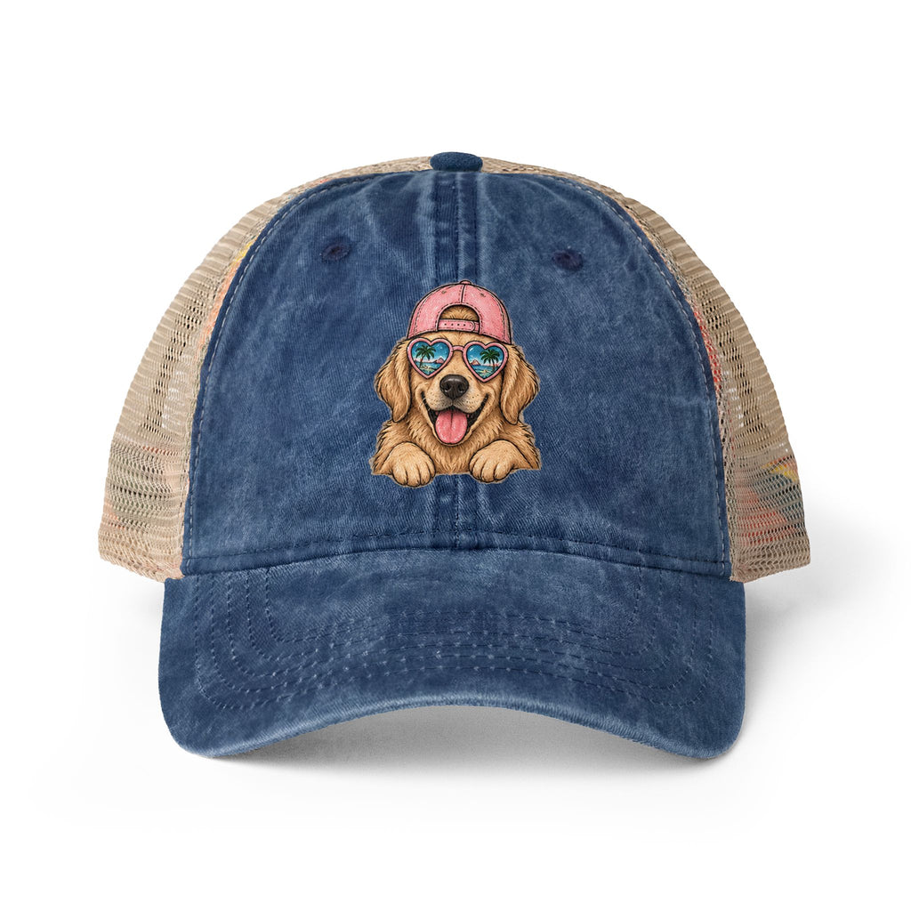 Beach Pup Ponytail Hat