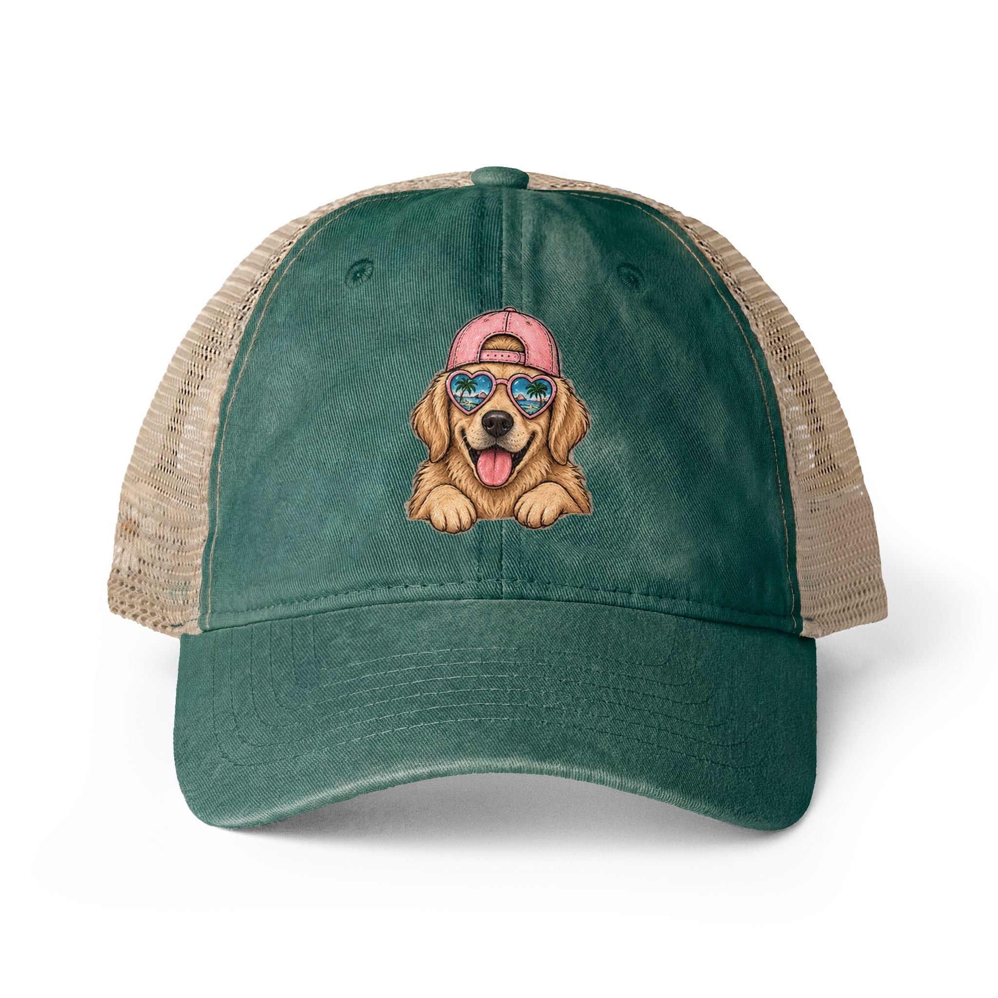 Beach Pup Ponytail Hat