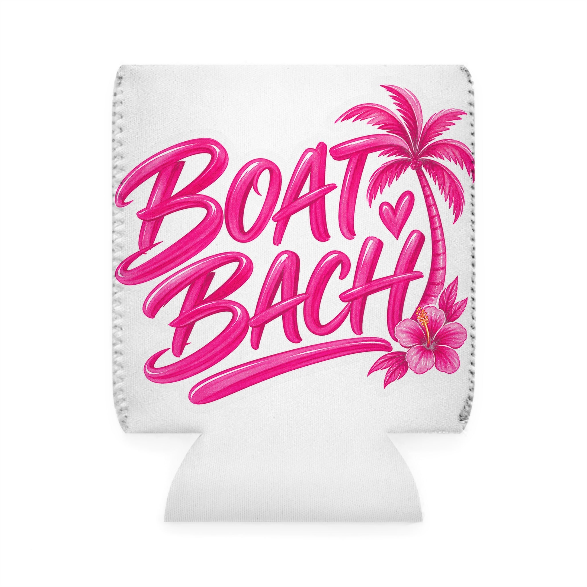 Boat Bach Pink Boat Koozie
