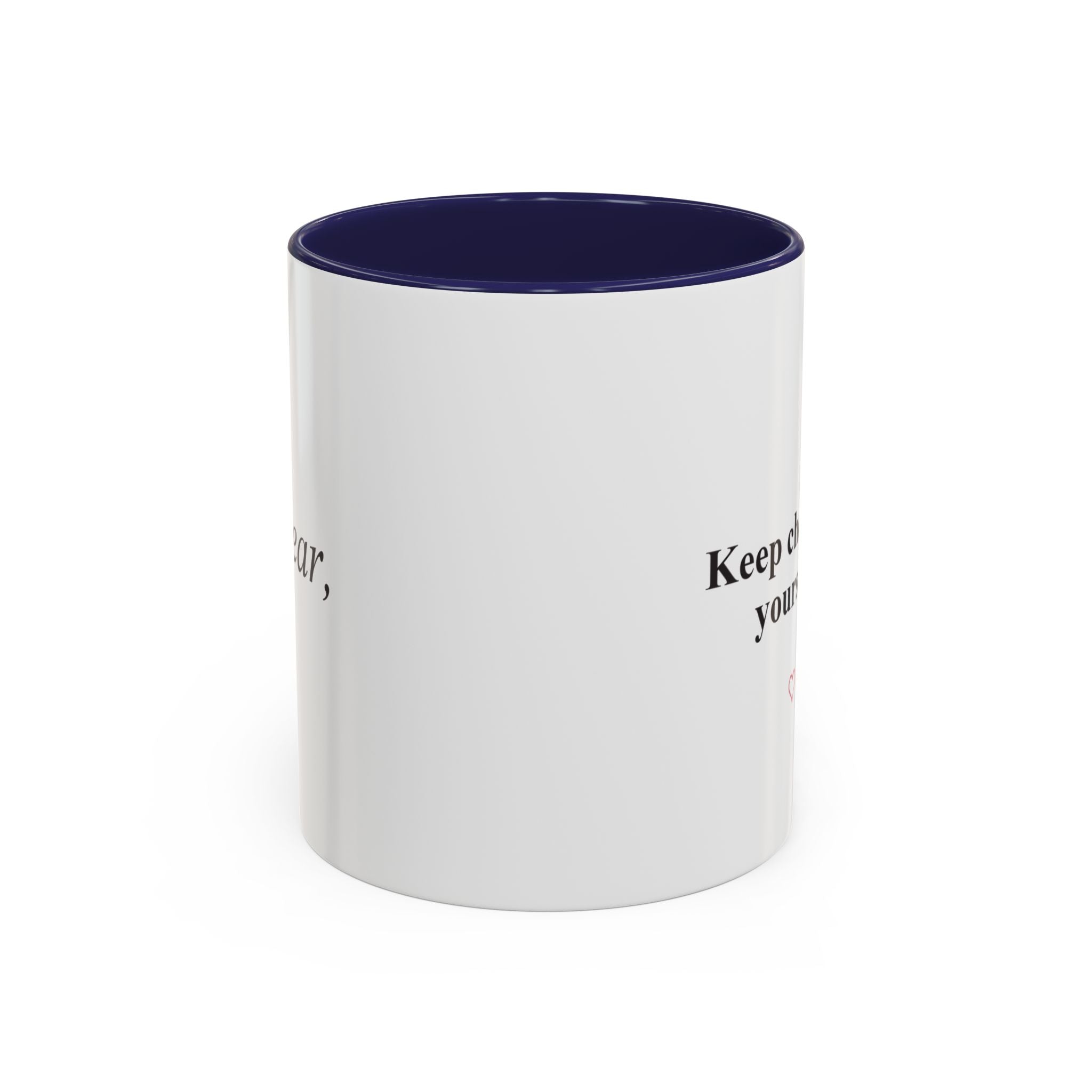 Keep Choosing Yourself Accent Coffee Mug