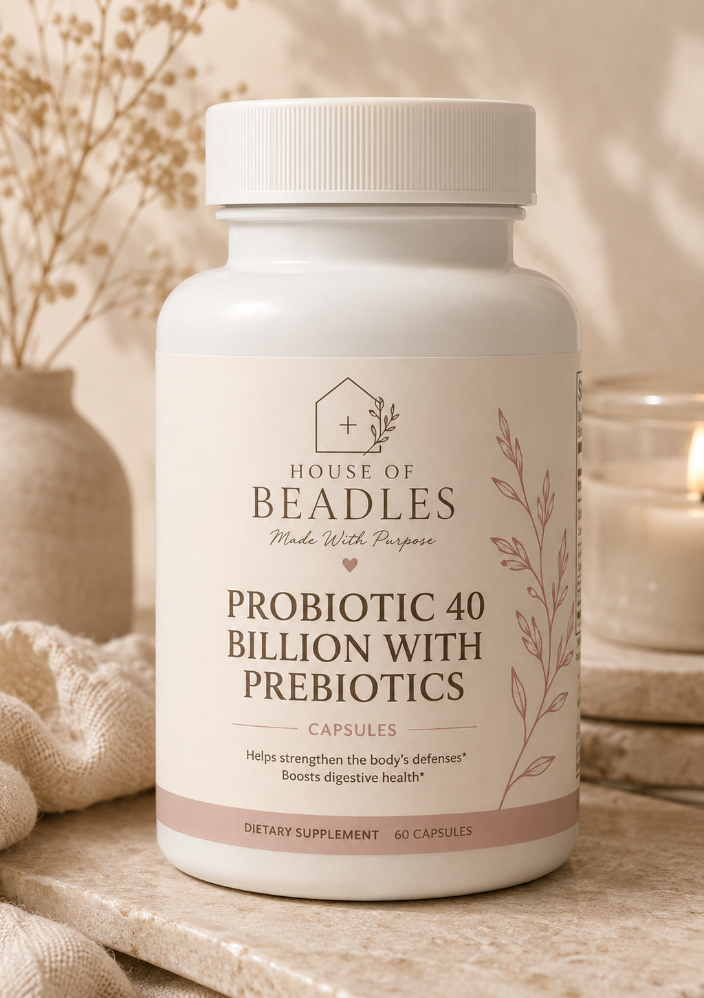 Probiotic 40 Billion with Prebiotics
