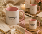 Keep Choosing Yourself Accent Coffee Mug
