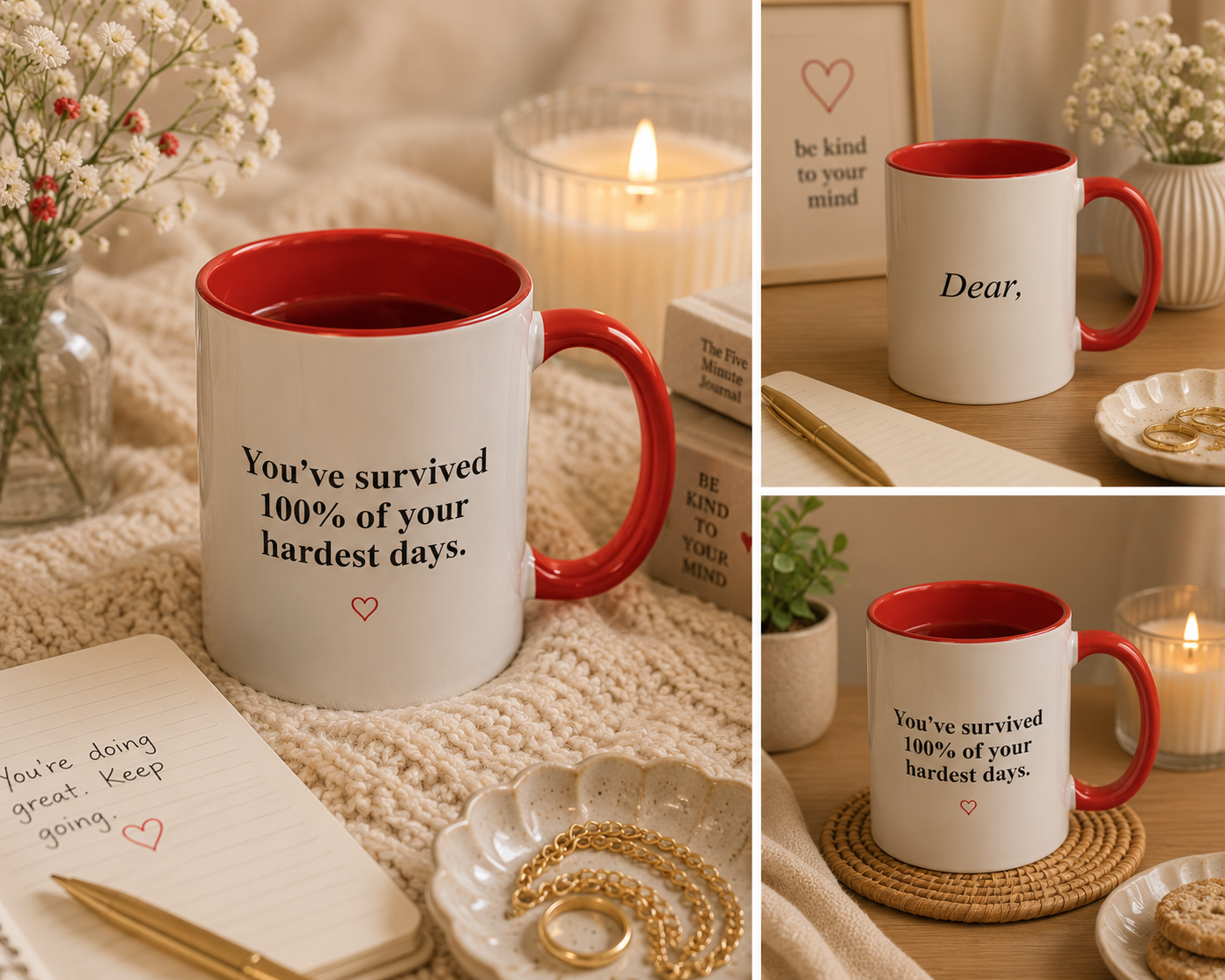 You’ve Survived 100% of Your Hardest Days Coffee Mug
