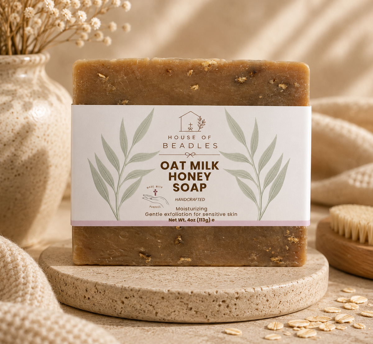 Oat Milk Honey Soap